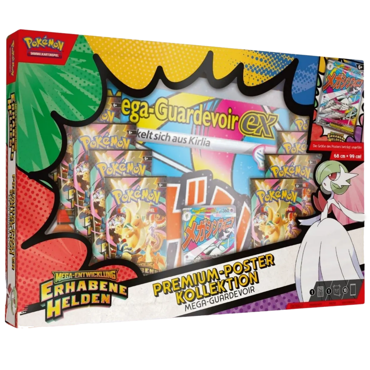 Erhabene Helden Mega-Guardevoir Premium-Poster-Kollektion