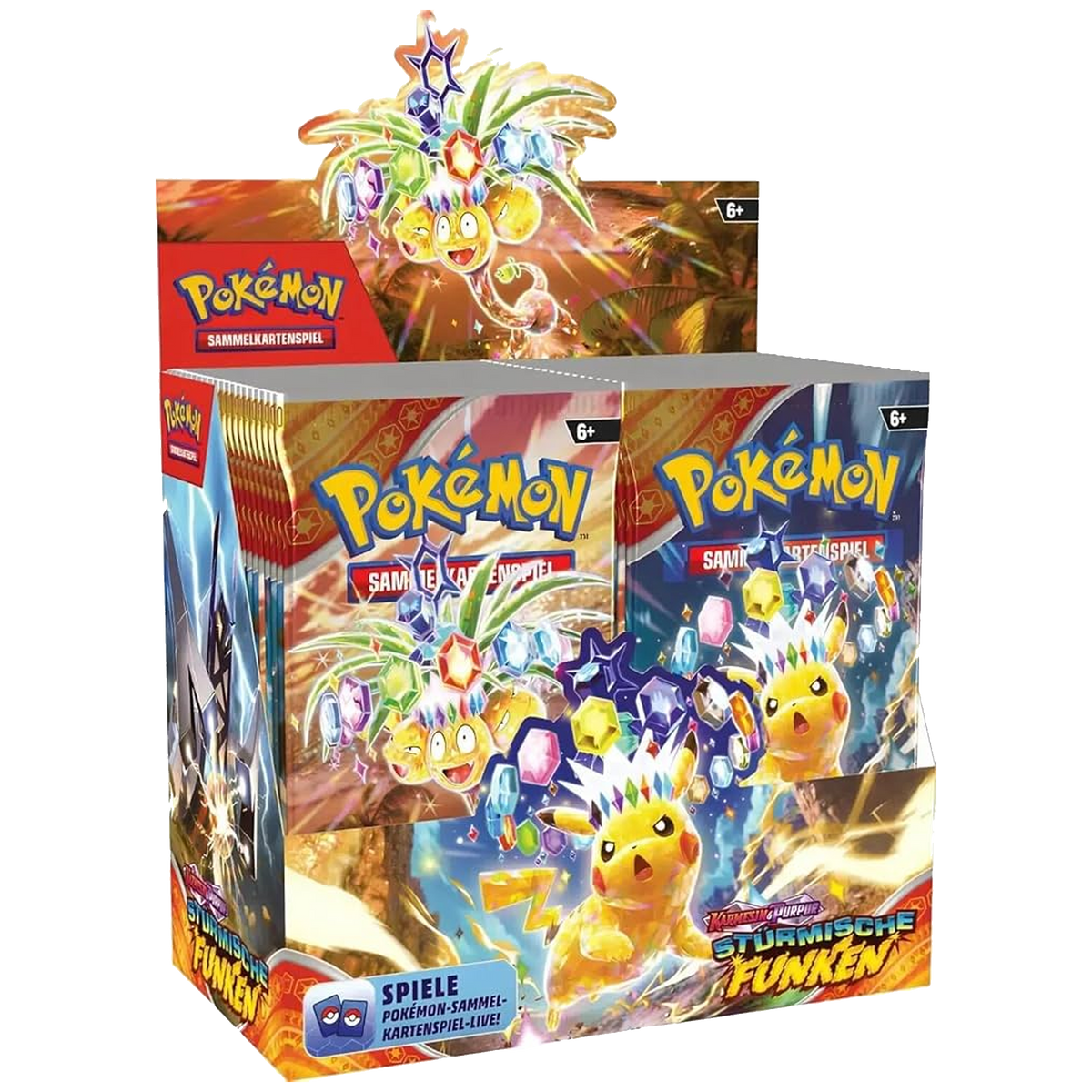 Pokémon Stürmische Funken Display – 36 Booster