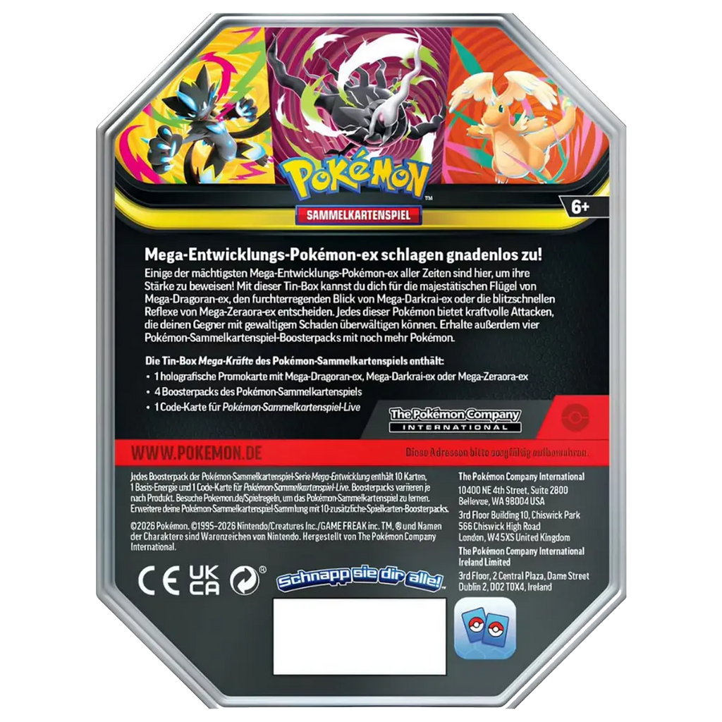 Mega Kräfte Tin Box - Mega Darkrai EX